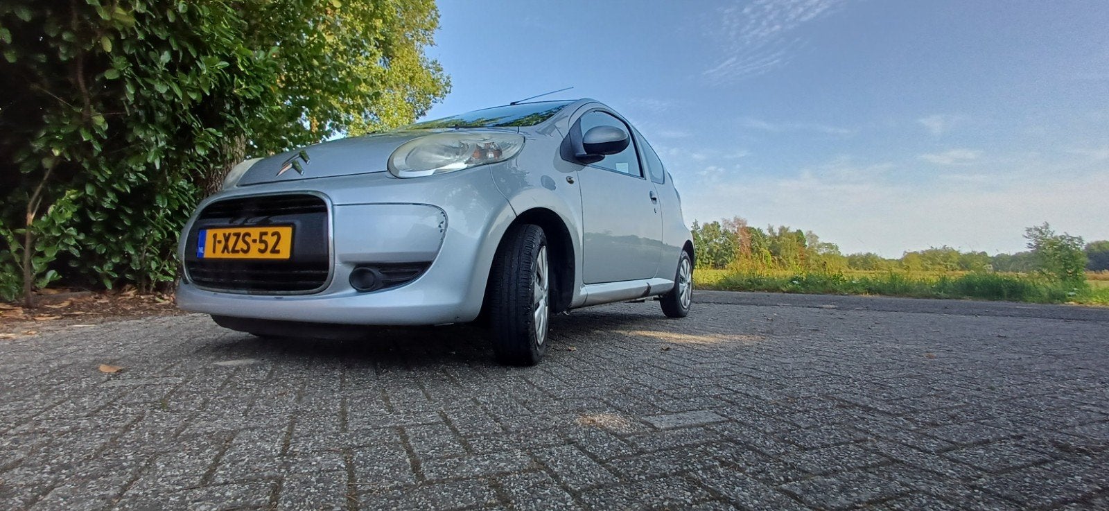 Citroën Citroen 2012 Grijs, Auto's, Voorwielaandrijving, Stof, Zwart, 4 stoelen