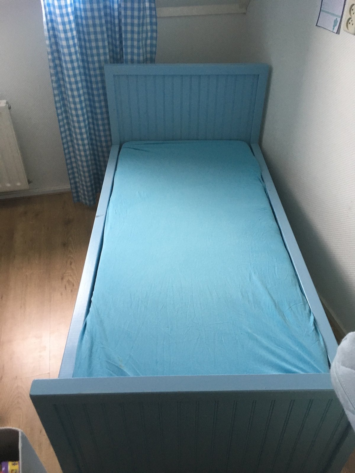 Peuterbed, handmade! Exclusief matras, Kinderen en Baby's, Ophalen, 70 tot 85 cm, 140 tot 160 cm, Zo goed als nieuw