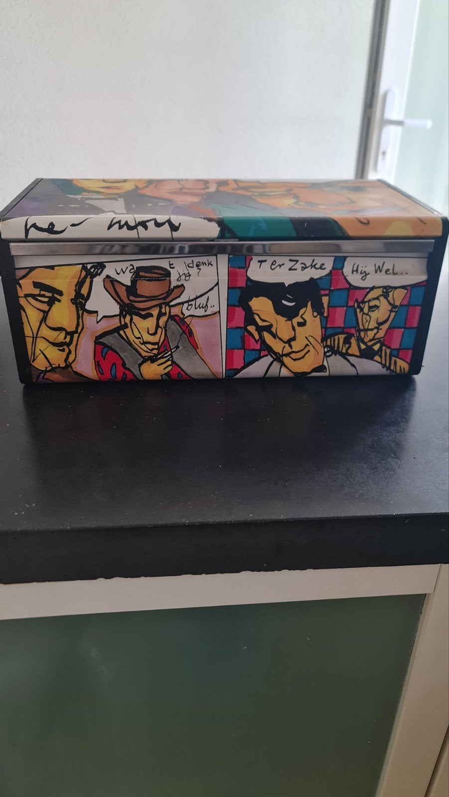 Brabantia broodtrommel HERMAN BROOD, Ophalen of Verzenden, Zo goed als nieuw