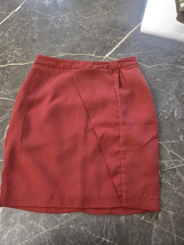 Kort baksteenrood rokje H&M maat S, Kleding | Dames, Rokken, H&M, Ophalen of Verzenden, Zo goed als nieuw, Maat 36 (S)