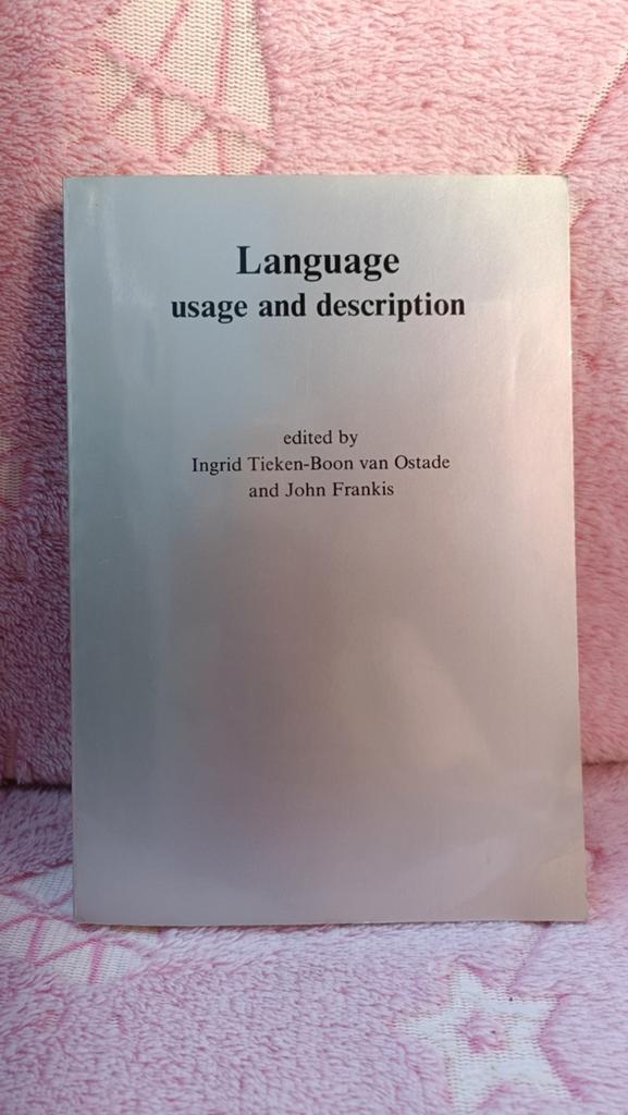 Language usage and description + handwritten card, Non-fictie, Ophalen of Verzenden, Zo goed als nieuw, Ingrid Tieken-Boon van Ostade; John Frankis