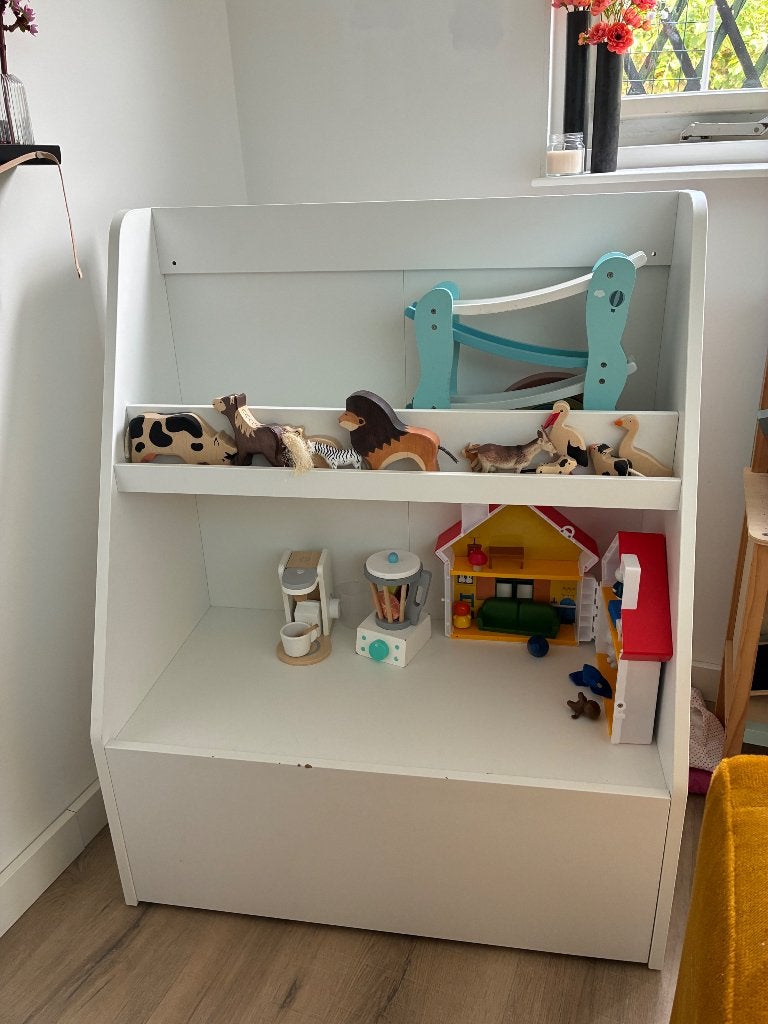 IKEA bergig boekenkast met opberg ruimte, Ophalen, Gebruikt, 50 tot 100 cm, Met lade(s)