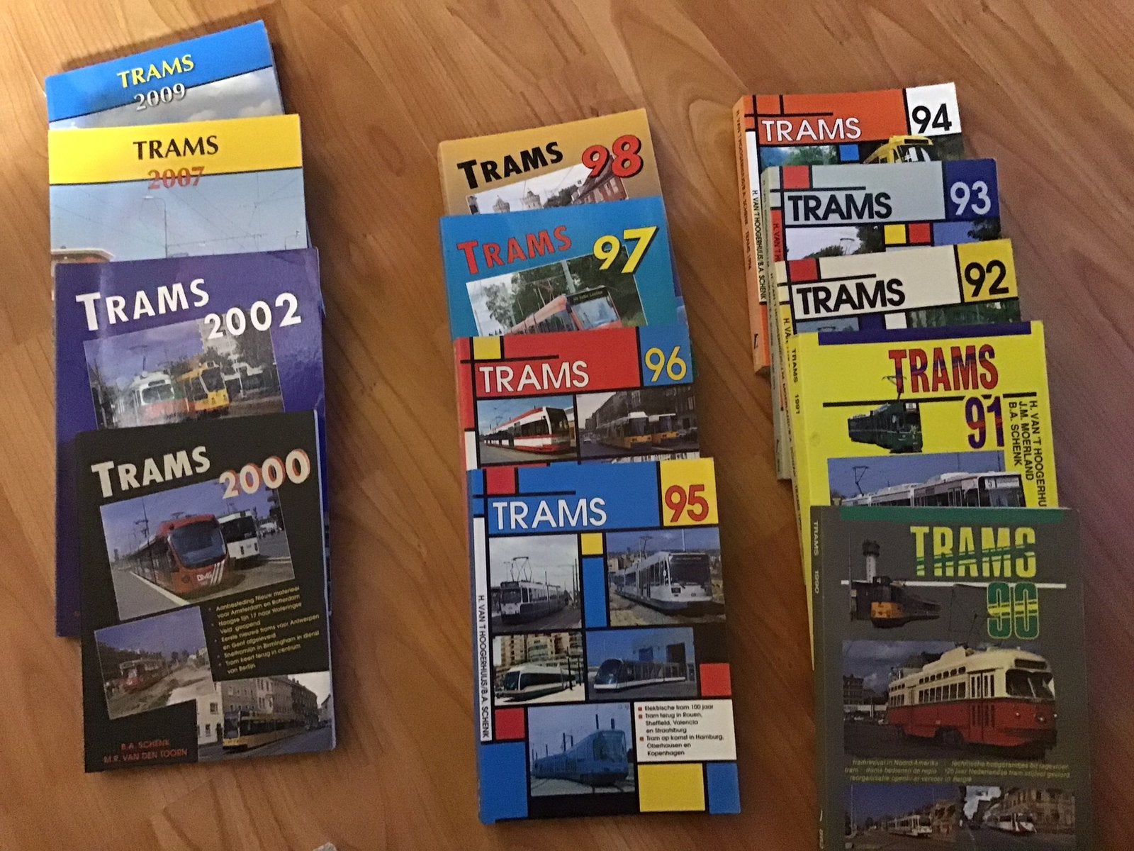 13 x tramboekje, Verzamelen, Ophalen of Verzenden, Zo goed als nieuw, Tram, Boek of Tijdschrift