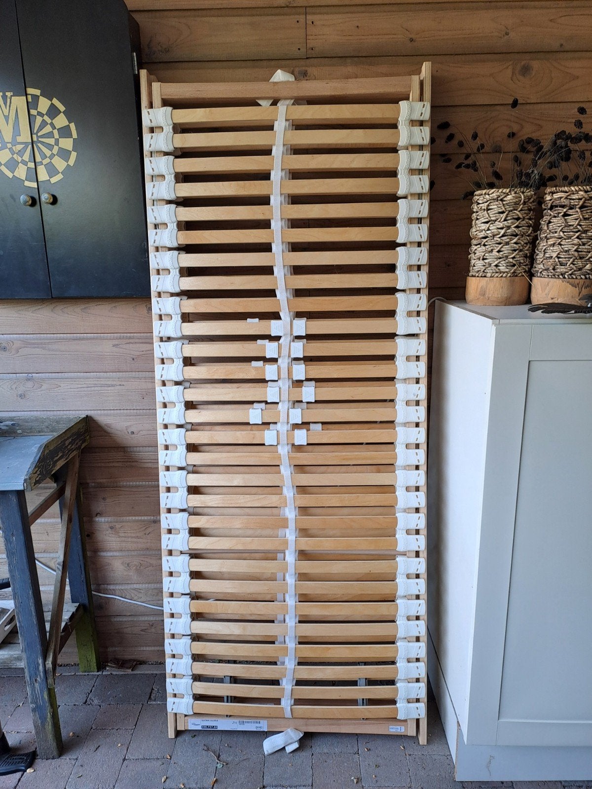 2x IKEA SULTAN LILLSELE lattenbodem 80x200 cm, Ophalen, 80 cm, 200 cm, Modern
