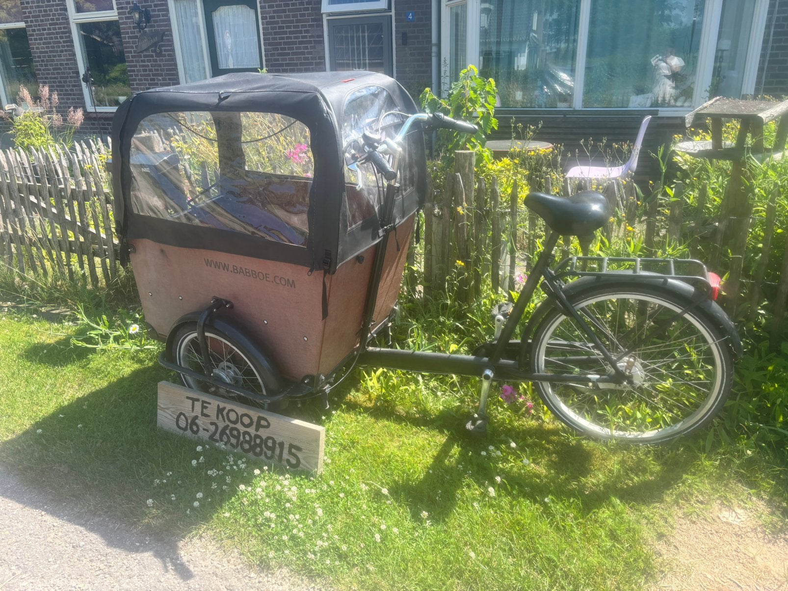 Bakfiets babboe, Fietsen en Brommers, Ophalen, Zo goed als nieuw