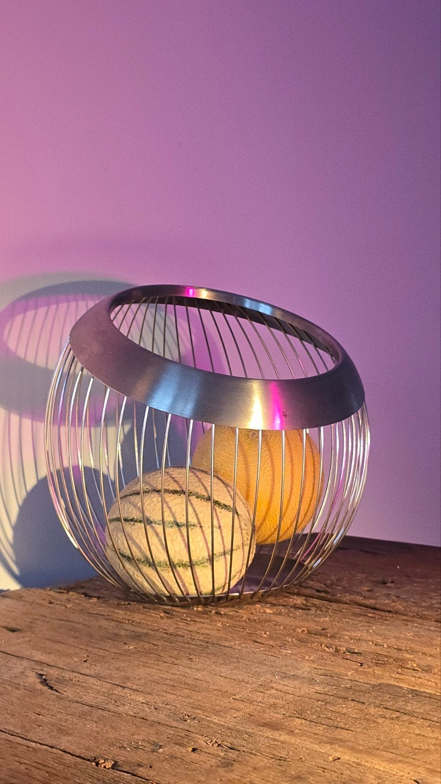 WMF Cromargan Draadmand / Fruitschaal - Design Klassieker, Ophalen of Verzenden, Rond, Overige materialen