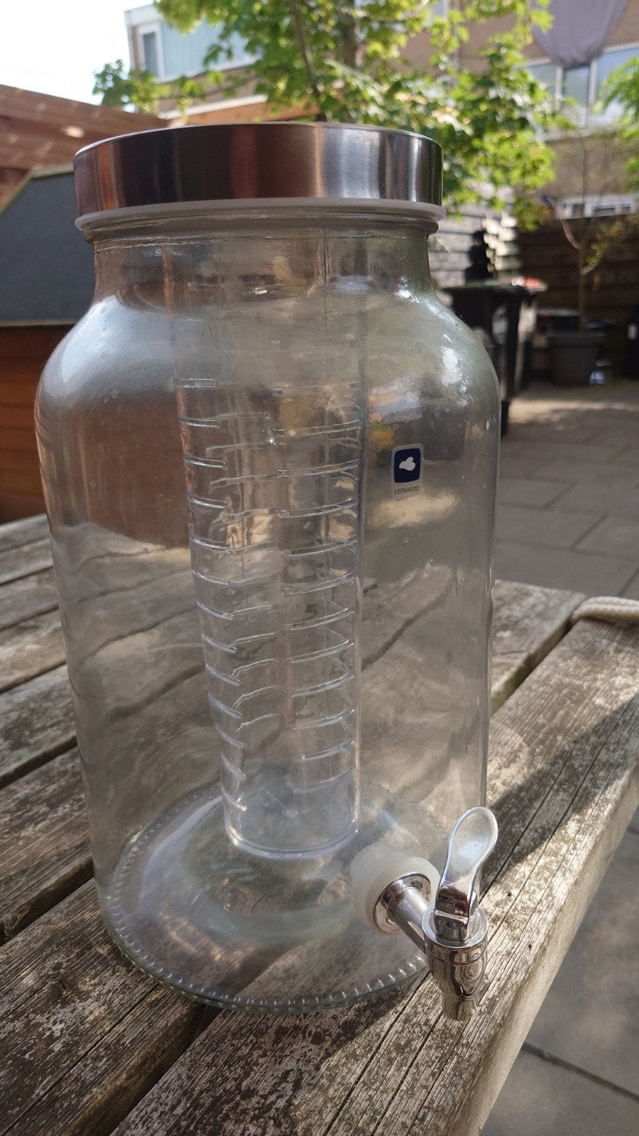 Leonardo Drank dispenser c.a. 7 liter, Ophalen, Nieuw, 25 tot 50 cm, Minder dan 100 cm