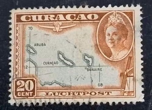 Curacao 1942 - nvph LP28 - Landthema's, Ophalen of Verzenden, Gestempeld