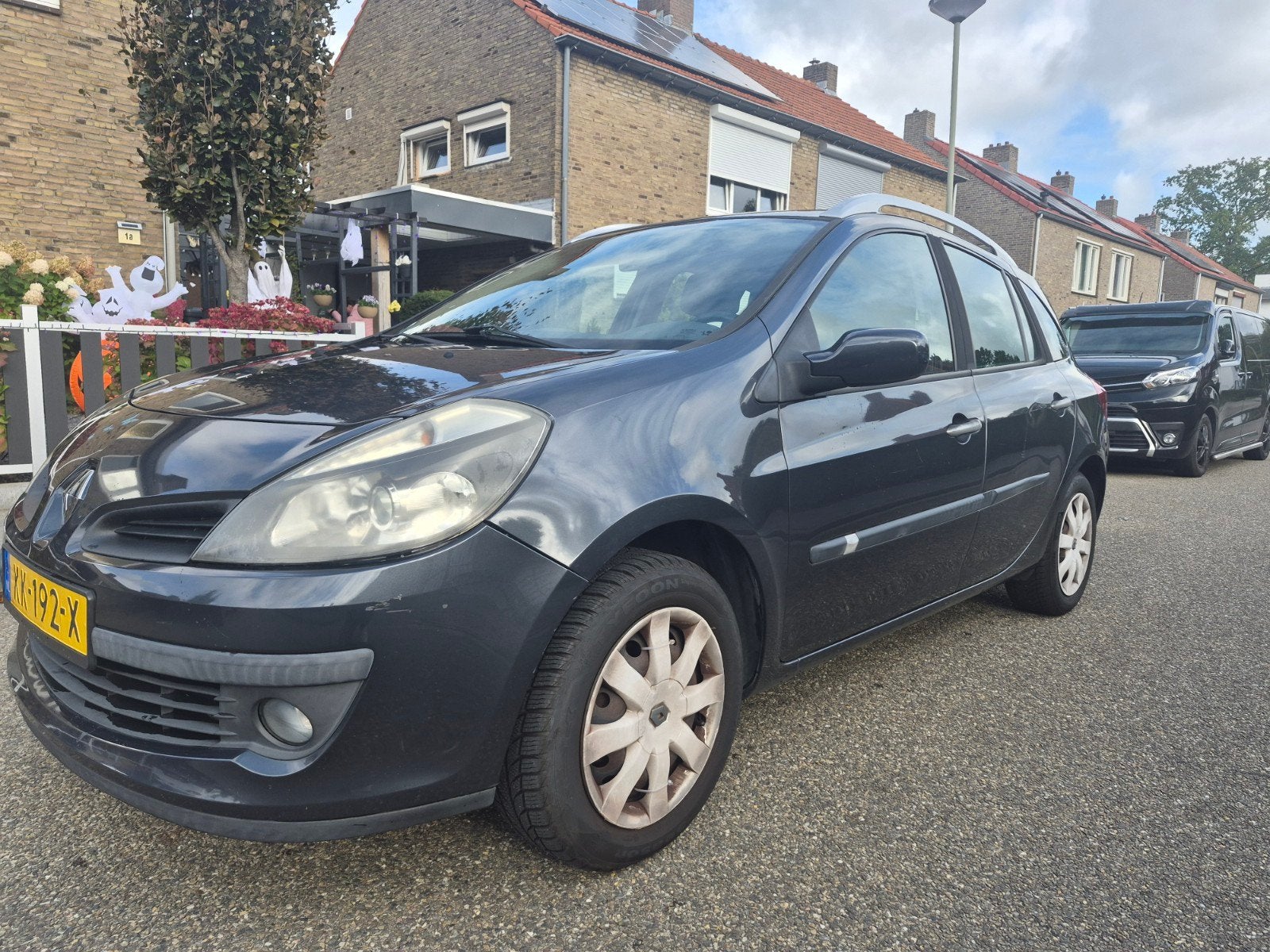 Renault Clio 1.2 TCE 100 Estate 2008 Zwart, Voorwielaandrijving, 535 kg, 4 cilinders, 1095 kg