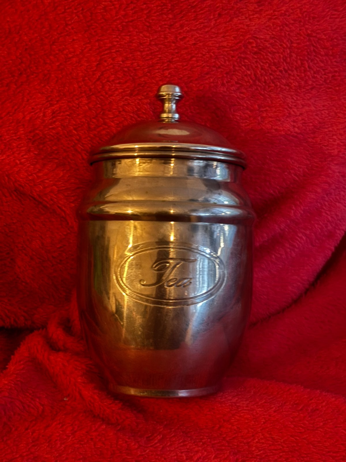 Vintage Williams Thetford tinnen theebus met deksel, Ophalen of Verzenden