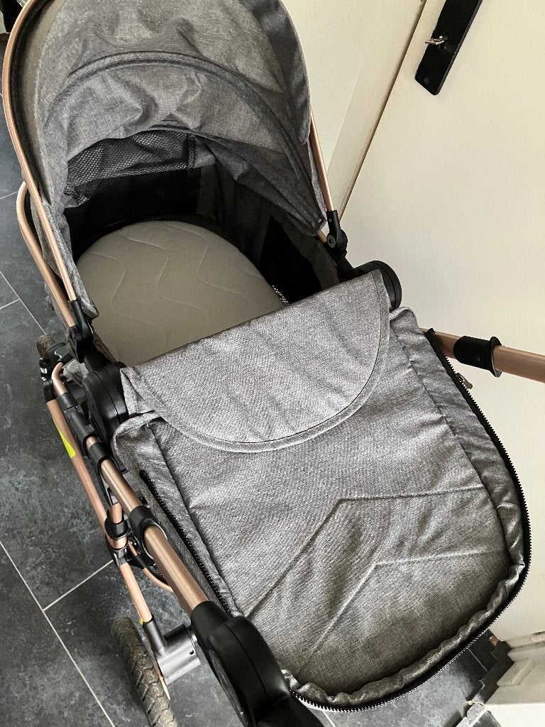 3-1 kinderwagen, Zo goed als nieuw, Combiwagen, Verstelbare duwstang, Ophalen