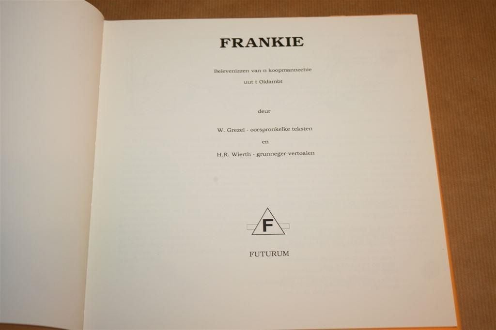 Frankie. Belevenizzen van n koopmannechie uut t Oldambt., Ophalen of Verzenden, Zo goed als nieuw