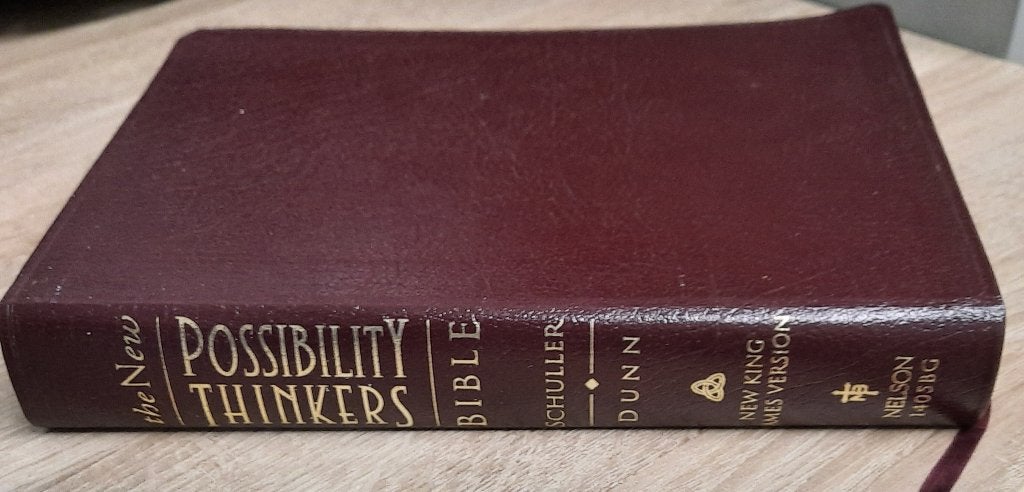 Schuller, Dunn, The New Possibility Thinkers Bible NKJV 1996, Boeken, Gelezen, Schuller & Dunn, Christendom | Protestants, Ophalen of Verzenden