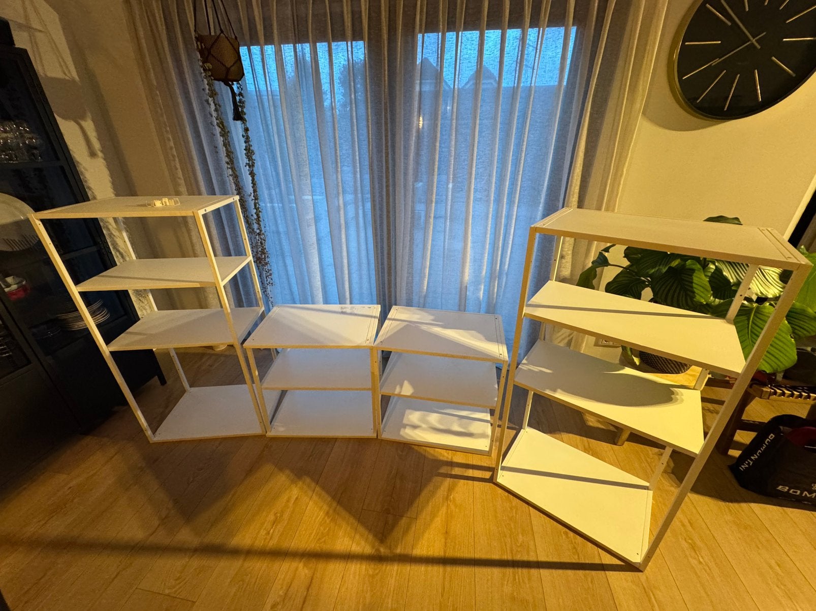 4 ikea stellingkasten: PLATSA open element met planken, Huis en Inrichting, Ophalen, Zo goed als nieuw