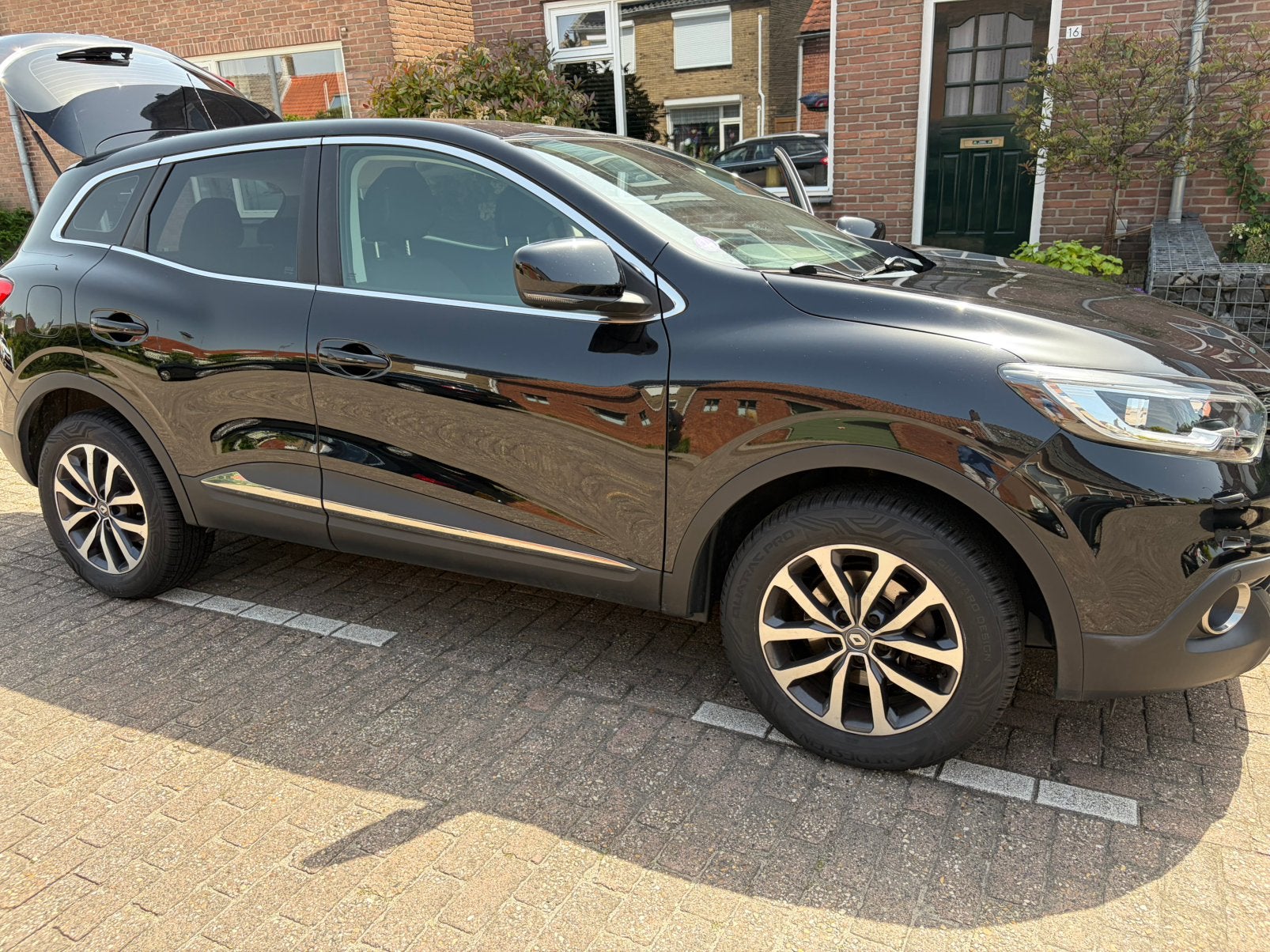 Renault Kadjar 1.2 TCE 2017 Zwart, Auto's, Voorwielaandrijving, Kadjar, Stof, 1281 kg