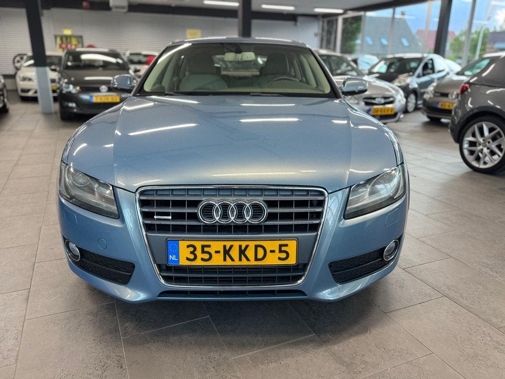 Audi A5 Sportback 2.0 TFSI quattro leer xenon navigatie clim, Auto's, Audi, Euro 5, Gebruikt, Beige, 4 cilinders