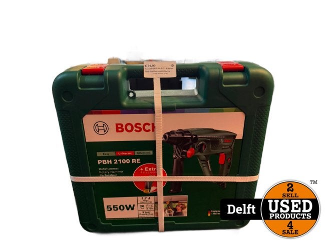 Bosch PBH 2100 RE + 6-delige SDS-Plus borenset | Nieuw, Bosch, Zo goed als nieuw, Support@bosch.com, Robert Bosch GmbH
Robert-Bosch-Platz 1
70839 Gerlingen-SchillerhÃ¶he
Germany