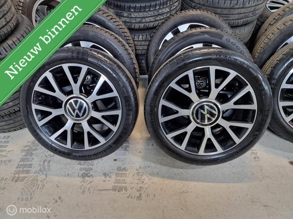 VW UP YPSILON velgen 16 inch | 185/50/16 | zomerbanden, Gebruikt, 16 inch, Banden en Velgen