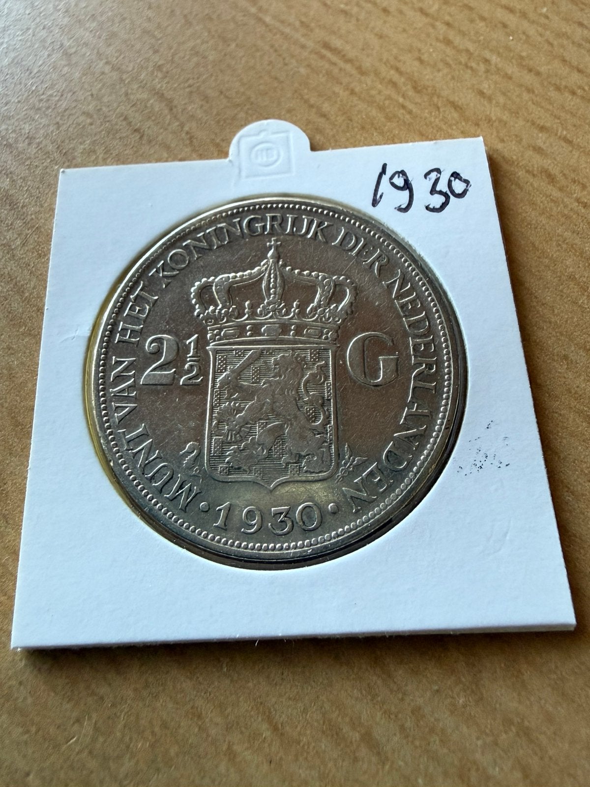 Rijksdaalder 1930, Postzegels en Munten, Zilver, Ophalen of Verzenden, Koningin Wilhelmina, Losse munt