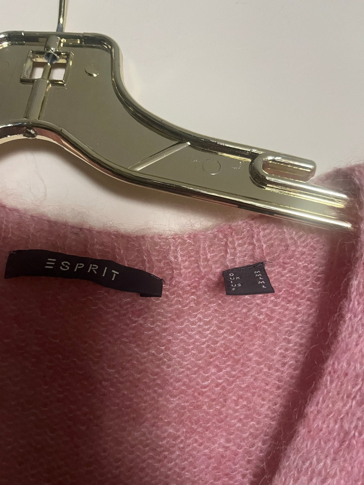 Esprit roze trui met V-hals ,maat M(38/40), Ophalen of Verzenden, Gedragen, Maat 38/40 (M), Roze
