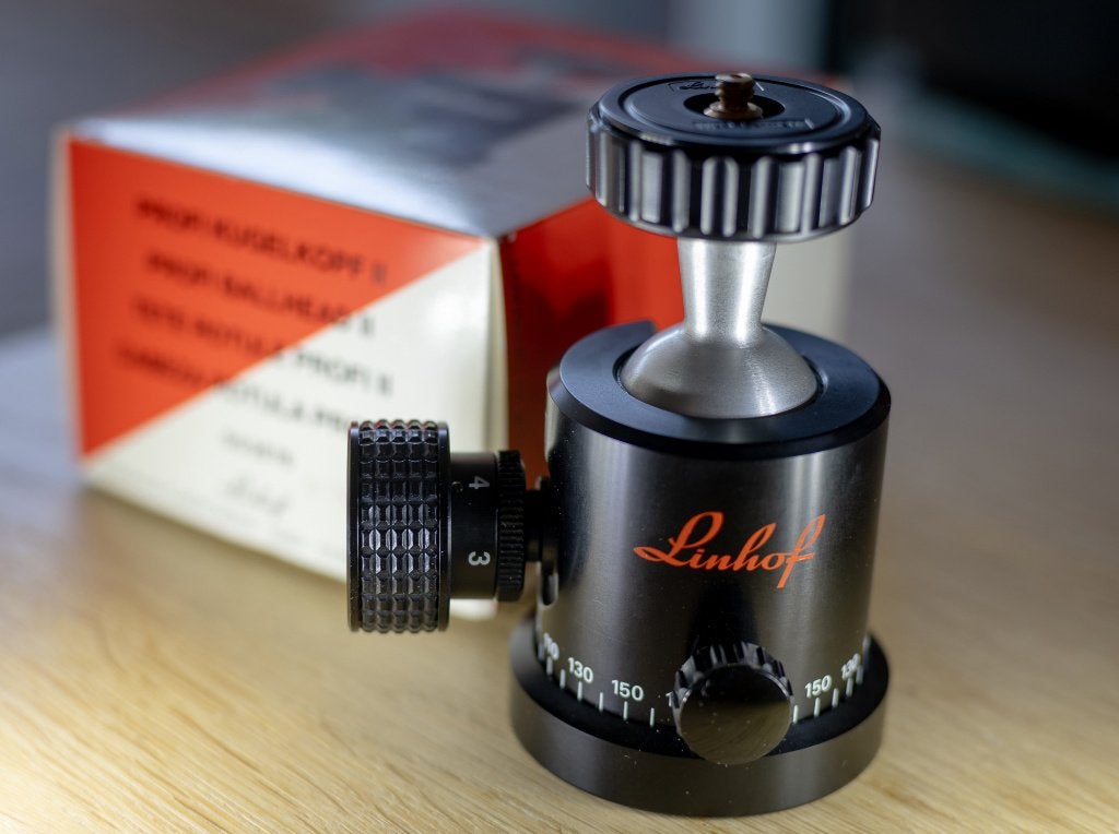 Linhof Balhoofd Profi II 3676, Ophalen of Verzenden, Zo goed als nieuw, 125 cm of minder, Balhoofd