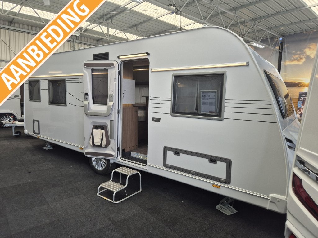 Tabbert Cazadora 560 HTD AANBIEDING, Caravans en Kamperen, Caravans, Bedrijf, tot en met 4, 1500 - 2000 kg, Rondzit, Tabbert, Frans bed