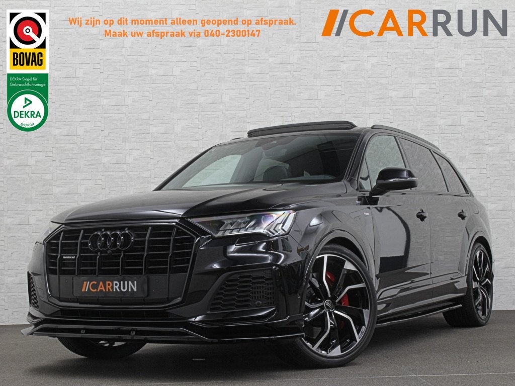 Audi Q7 50 TDI 7-Persoons S-Line | RS Leder | 360 Camera | T, Auto's, Audi, 12 maanden, 15 km/l, Gebruikt, 7 stoelen