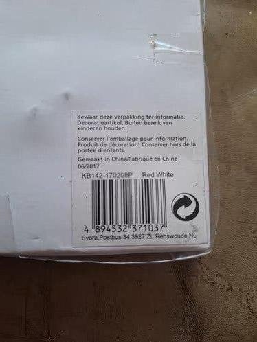 Houten kersthangers in doosje h, Evora, Onbekend, Nieuw, Ophalen of Verzenden