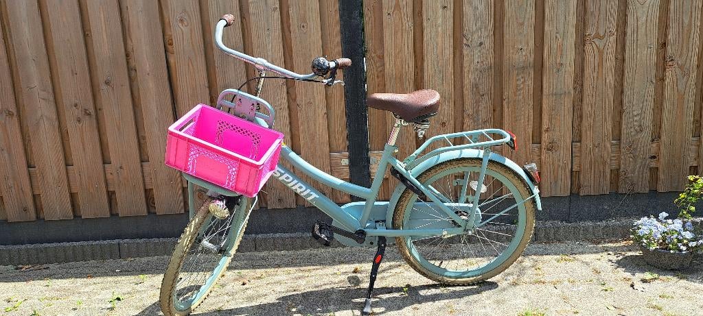 Meisjesfiets 22 inch, Ophalen, Gebruikt, Terugtraprem, 22 inch