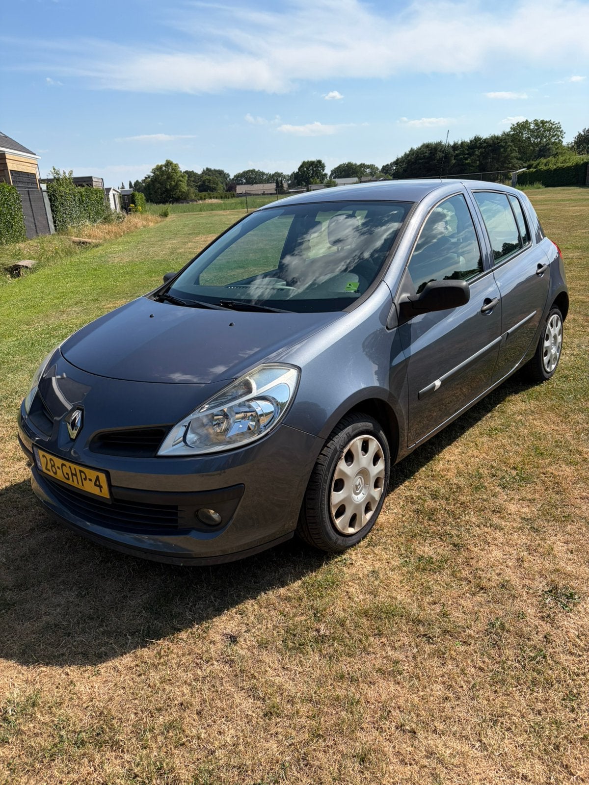 Renault Clio 1.2 16V 55KW 5-DRS E4 2008 Blauw, Voorwielaandrijving, 535 kg, 74 pk, 4 cilinders