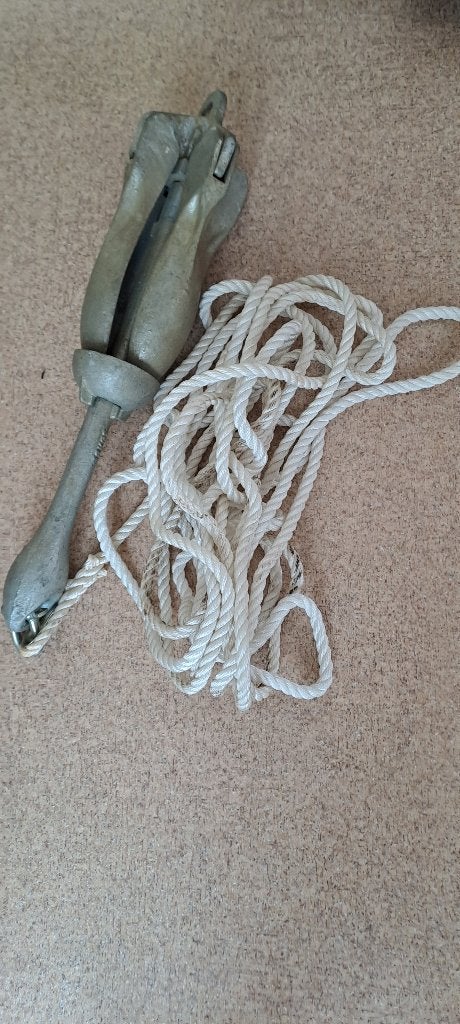 anker paraplu  8 kg. incl. touw, Ophalen, Zo goed als nieuw, Overige typen
