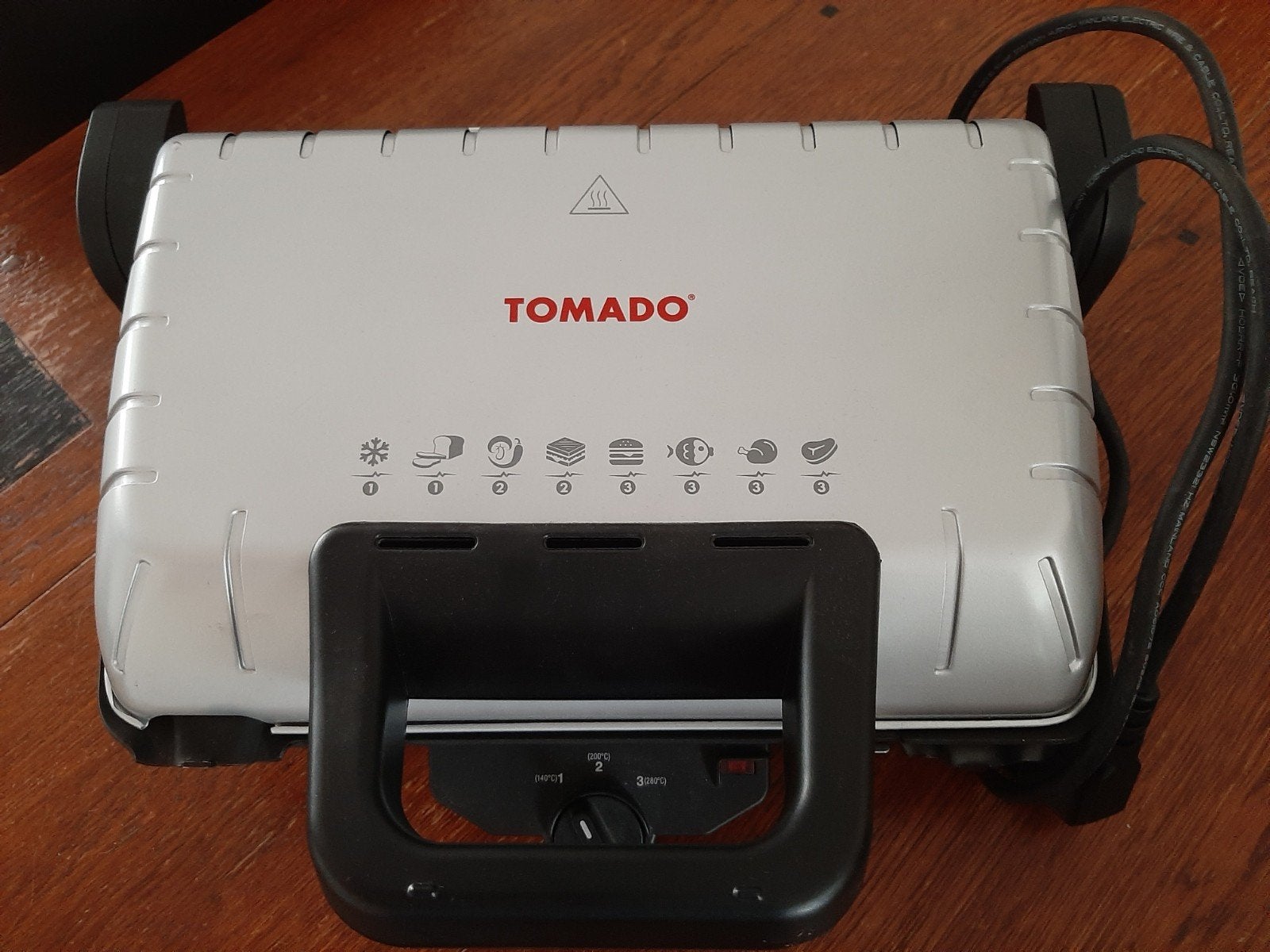 Tomado Contact Grill NIEUW!!, Ophalen, Uitneembare platen, Nieuw