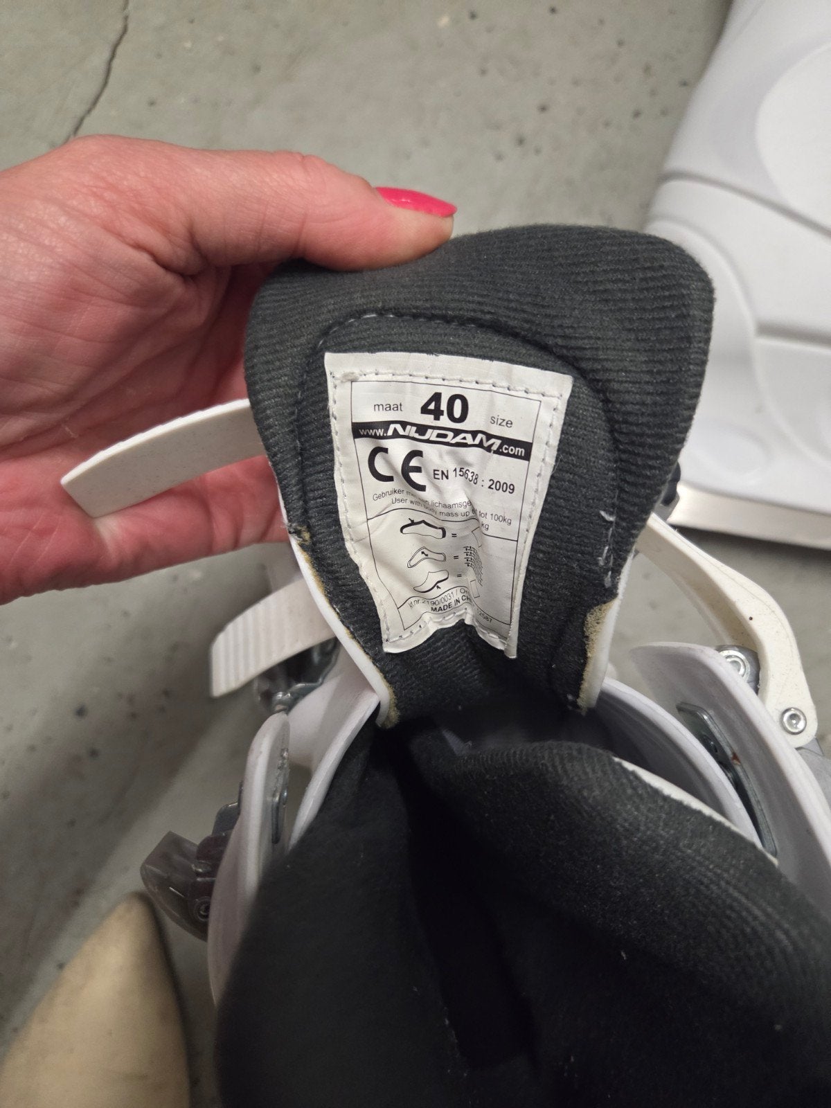 Schaatsen Nijdam maat 40, Ophalen, Boksschoenen