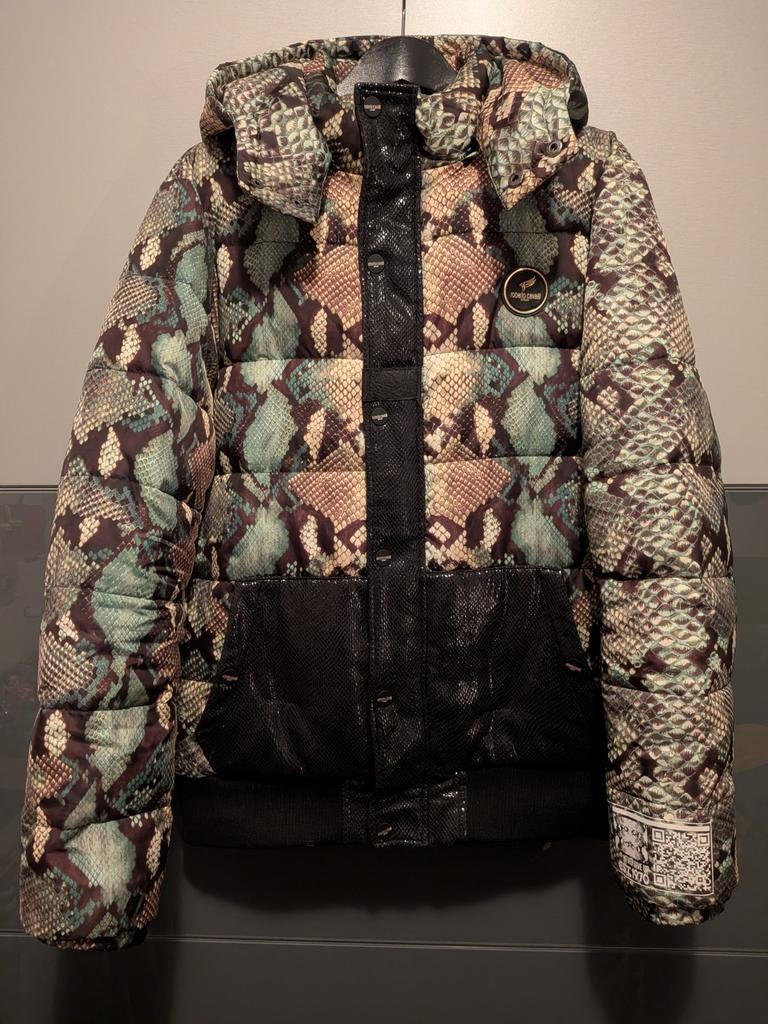 Roberto Cavalli Sport Snake Dragon Jas Maat M, Ophalen of Verzenden, Zo goed als nieuw, Maat 48/50 (M), Roberto Cavalli