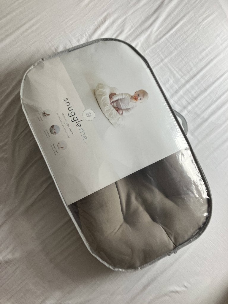 Snuggle Me organic infant lounger in beige, Ophalen of Verzenden, Zo goed als nieuw, Overige typen