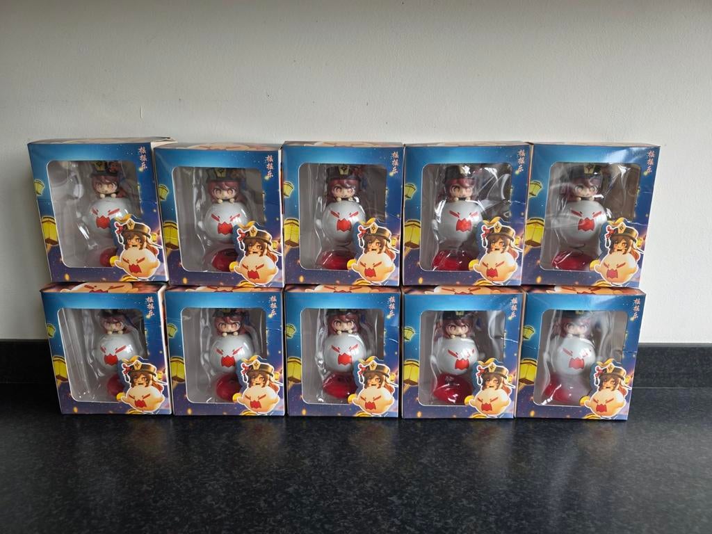 10 x Hu Tao wiebel figuur Genshin Impact Anime, Verzamelen, Ophalen of Verzenden, Overige figuren, Nieuw, Beeldje of Figuurtje