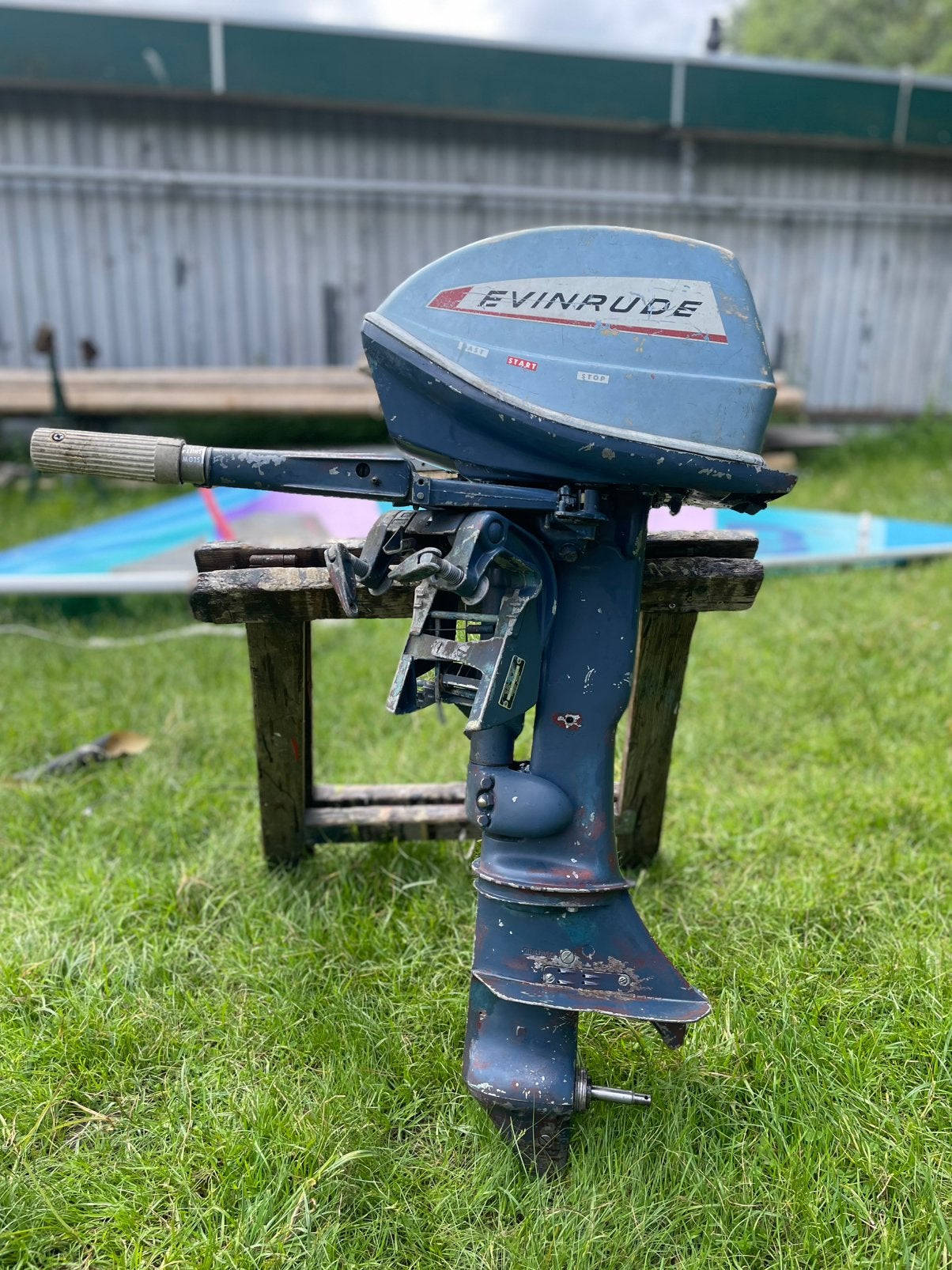 Evinrude ANGLER 5pk buitenboordmotor, Watersport en Boten, Bootonderdelen, Ophalen of Verzenden, Gebruikt, Motor en Techniek, Motorboot