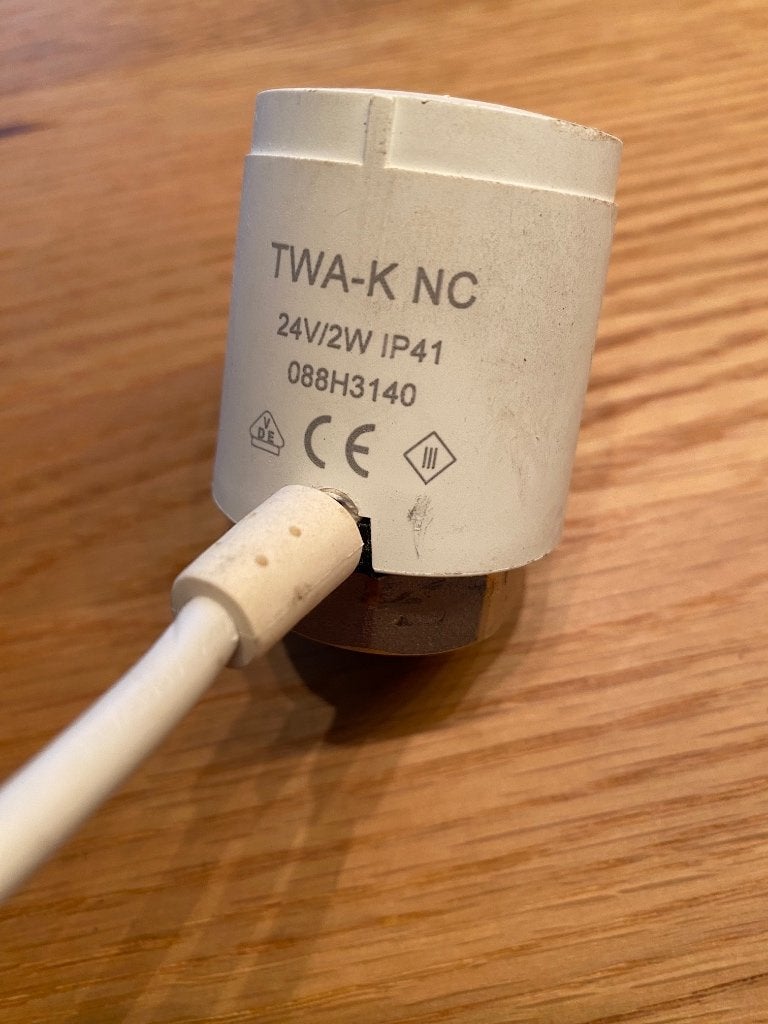 Danfoss Thermische servomotor, Thermostaat, Gebruikt, Minder dan 30 cm, Minder dan 60 cm