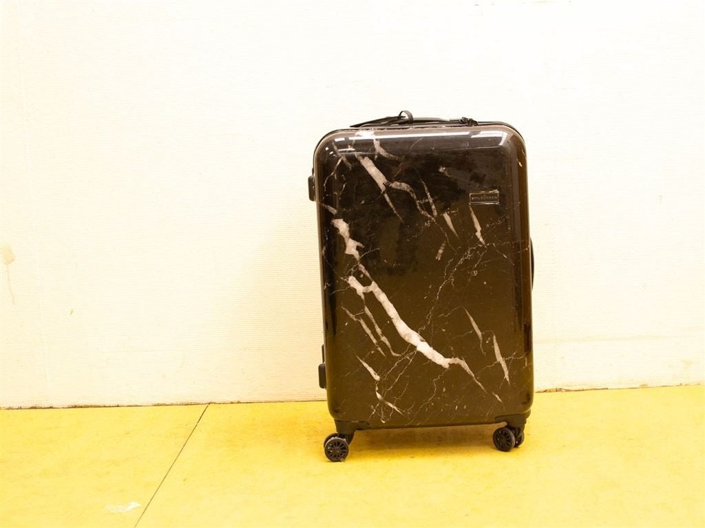 Spilbergen trolley/reiskoffer 33711, Wieltjes, 30 cm of meer, Gebruikt, Zwart