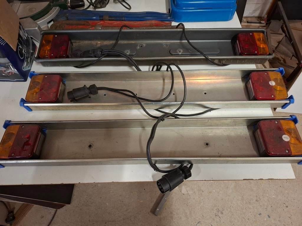 3 stuks aanhanger verlichting / lichtbalken, Auto diversen, Aanhangwagen-onderdelen, Ophalen of Verzenden