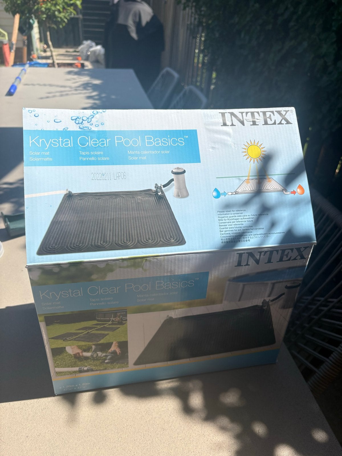 Intex Krystal Clear Pool Basics Solar Mat Zwembadverwarming, Tuin en Terras, Zwembad-toebehoren, Ophalen, Nieuw, Verwarming