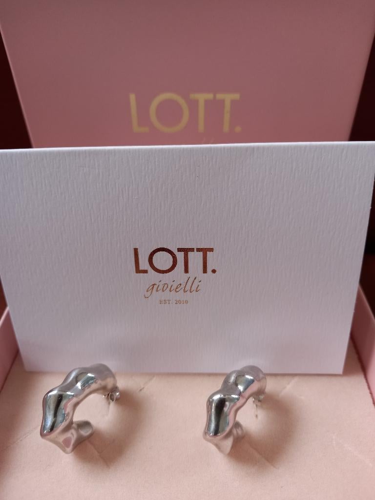 Lott Gioielli zilver oorbellen twv € 110 nieuw, Overige materialen, Hangers, Verzenden, Nieuw
