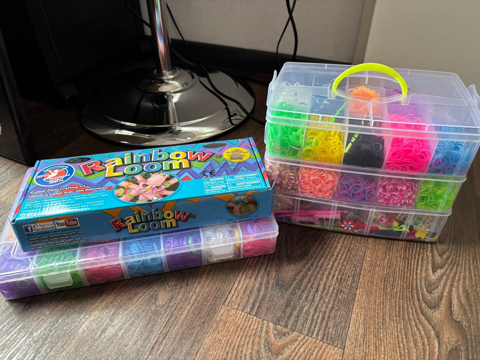 Rainbow loom set (armbandjes maken), Ophalen of Verzenden, Zo goed als nieuw, Jongen of Meisje
