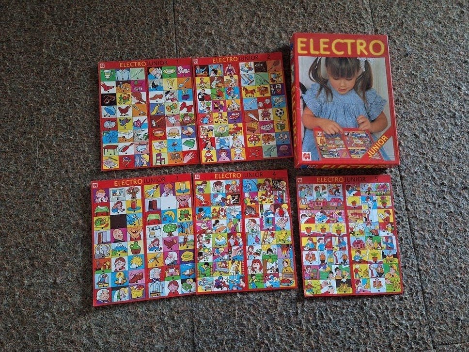Electro Junior Spel met 5 Kaartensets - Educatief Spel, Kinderen en Baby's, Speelgoed | Educatief en Creatief, Ophalen of Verzenden