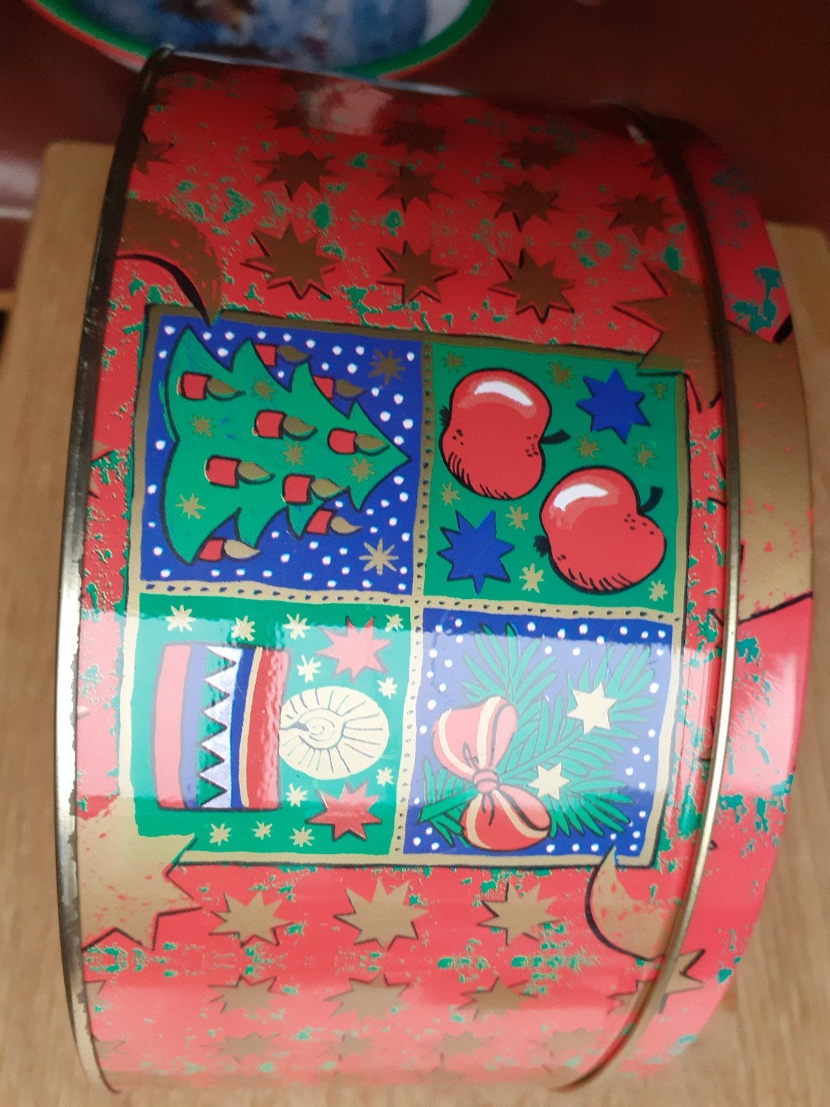 Kerst-trommels voorraad-blik koekjes, Diversen, Ophalen of Verzenden