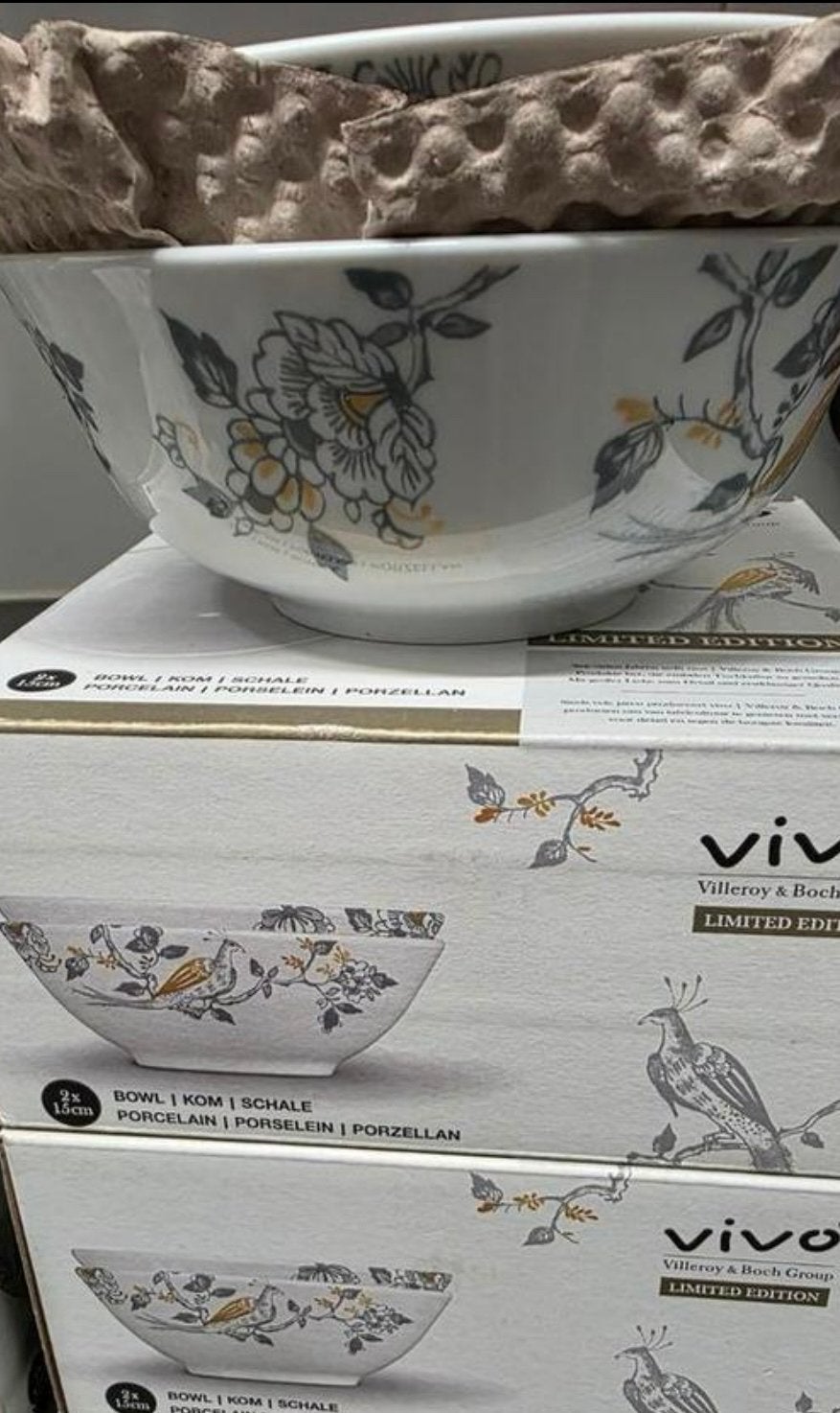 Vivo Villeroy & Boch Limited Edition schalen (2x 15cm), Villeroy & Boch, Nieuw, Ophalen of Verzenden, Schaal of Schalen