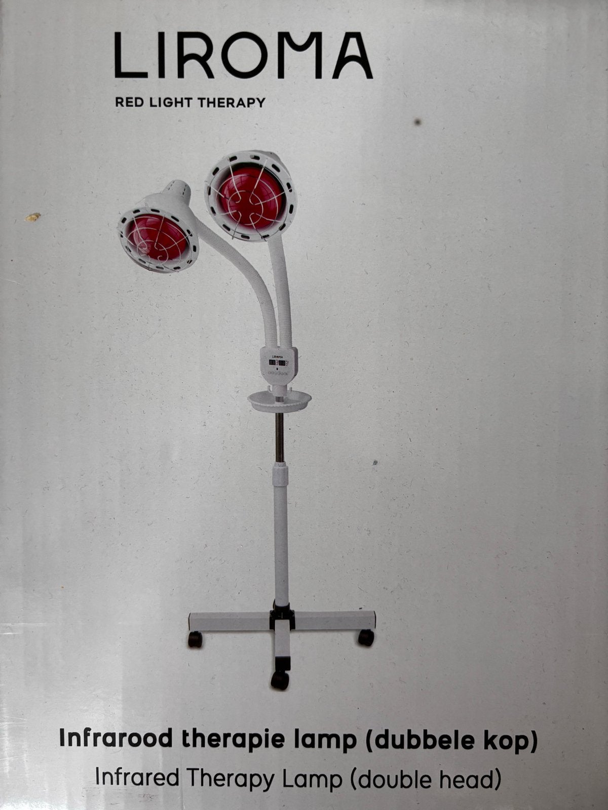 LIROMA Infrarood Therapielamp (dubbele kop), Ophalen of Verzenden, Zo goed als nieuw, Overige typen