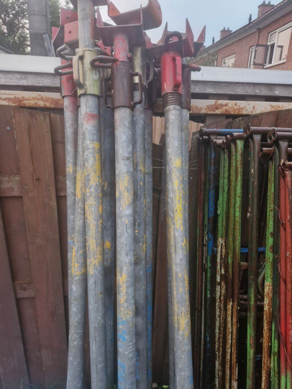 bouwstempels - Gebruikt 180 tot 260 cm, Ophalen of Verzenden, Gebruikt, Overige typen, 2 tot 5 meter