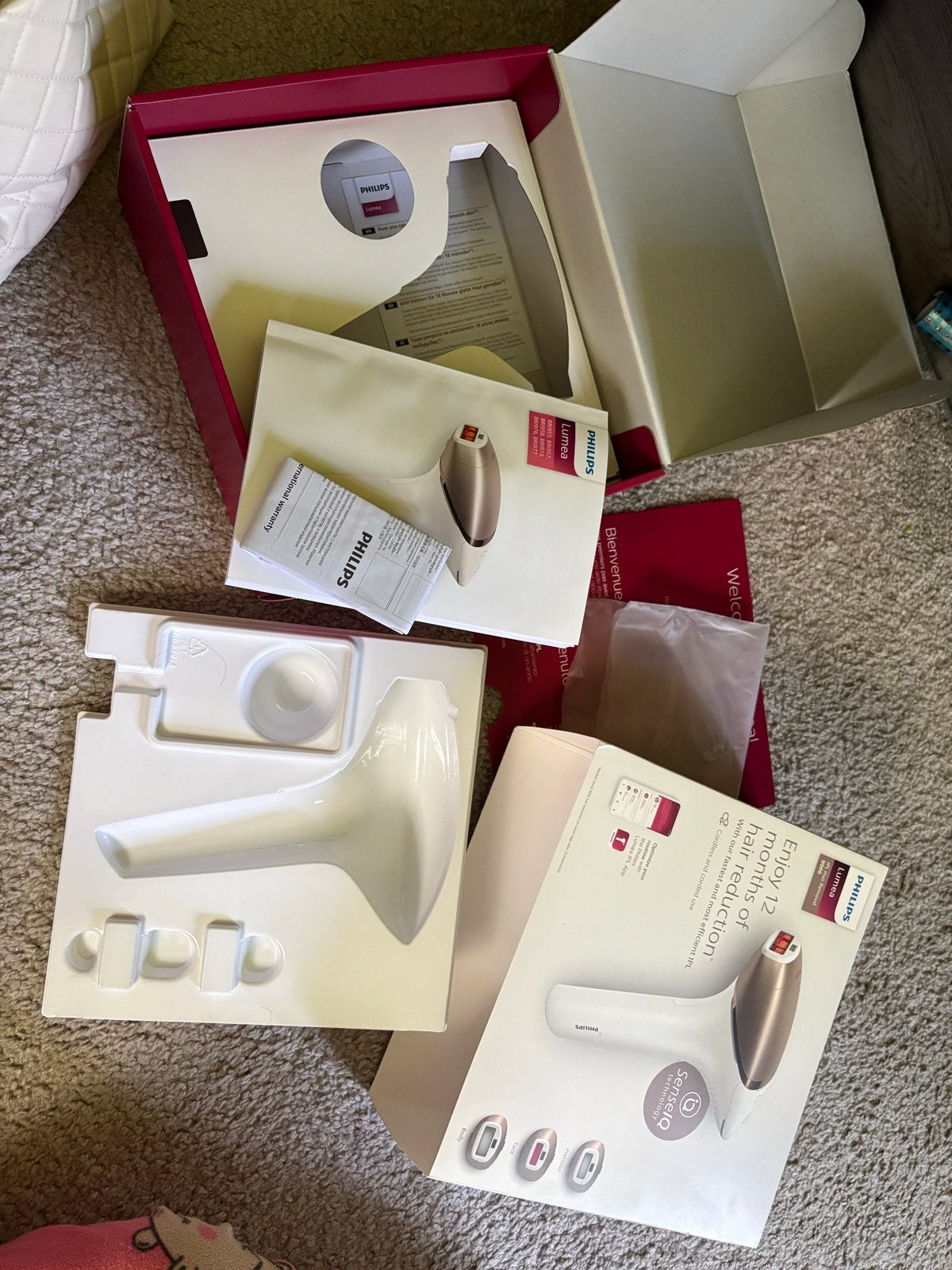 Philips Lumea IPL ontharingsapparaat, Sieraden, Tassen en Uiterlijk, Uiterlijk | Lichaamsverzorging, Ophalen of Verzenden, Zo goed als nieuw