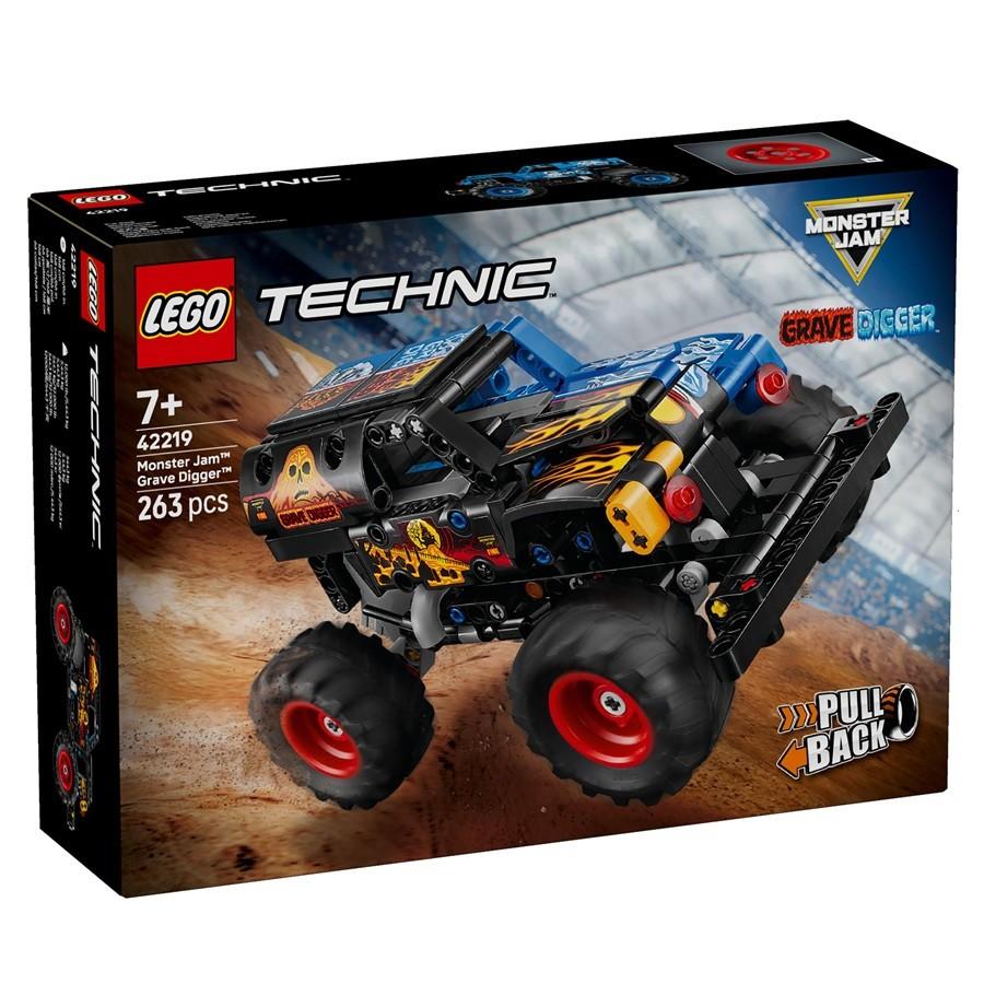 LEGO Technic 42219 Monster Jam Grave Digger Vuur en IJs, Lego, Nieuw, Ophalen of Verzenden, X